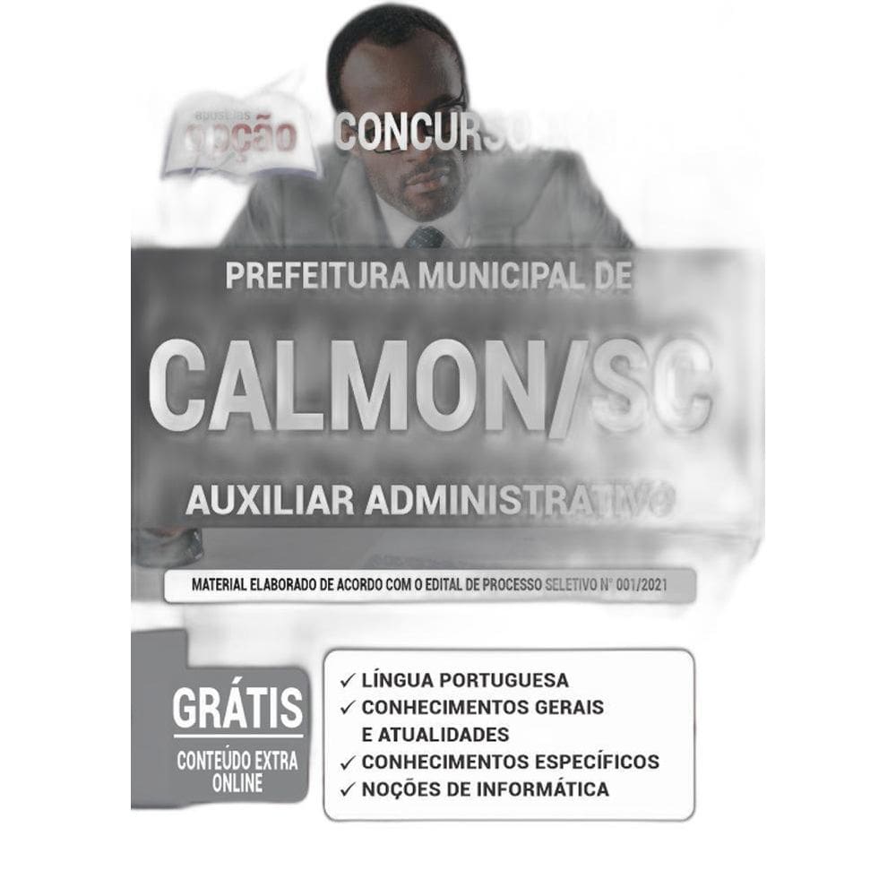 Apostila Concurso Calmon Sc - Auxiliar Administrativo
