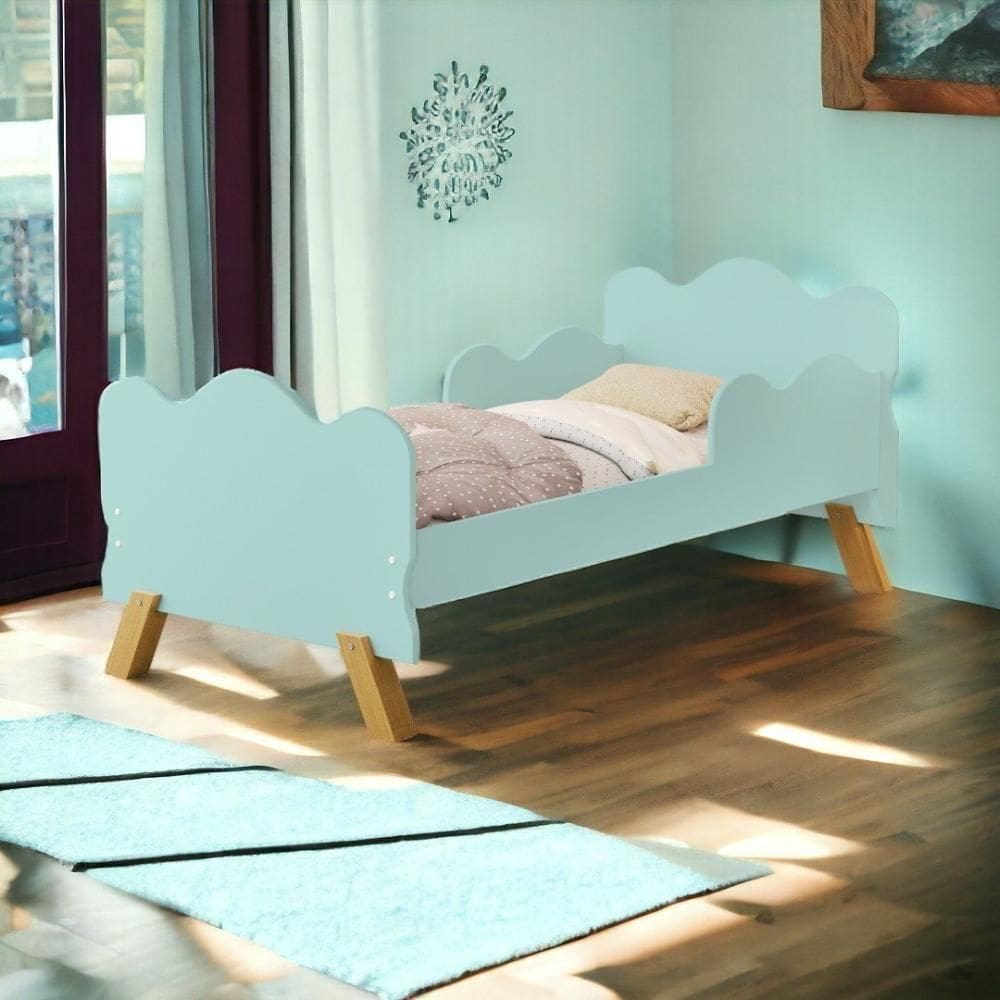 Cama Infantil Angel Menta Com Colchão Cambel