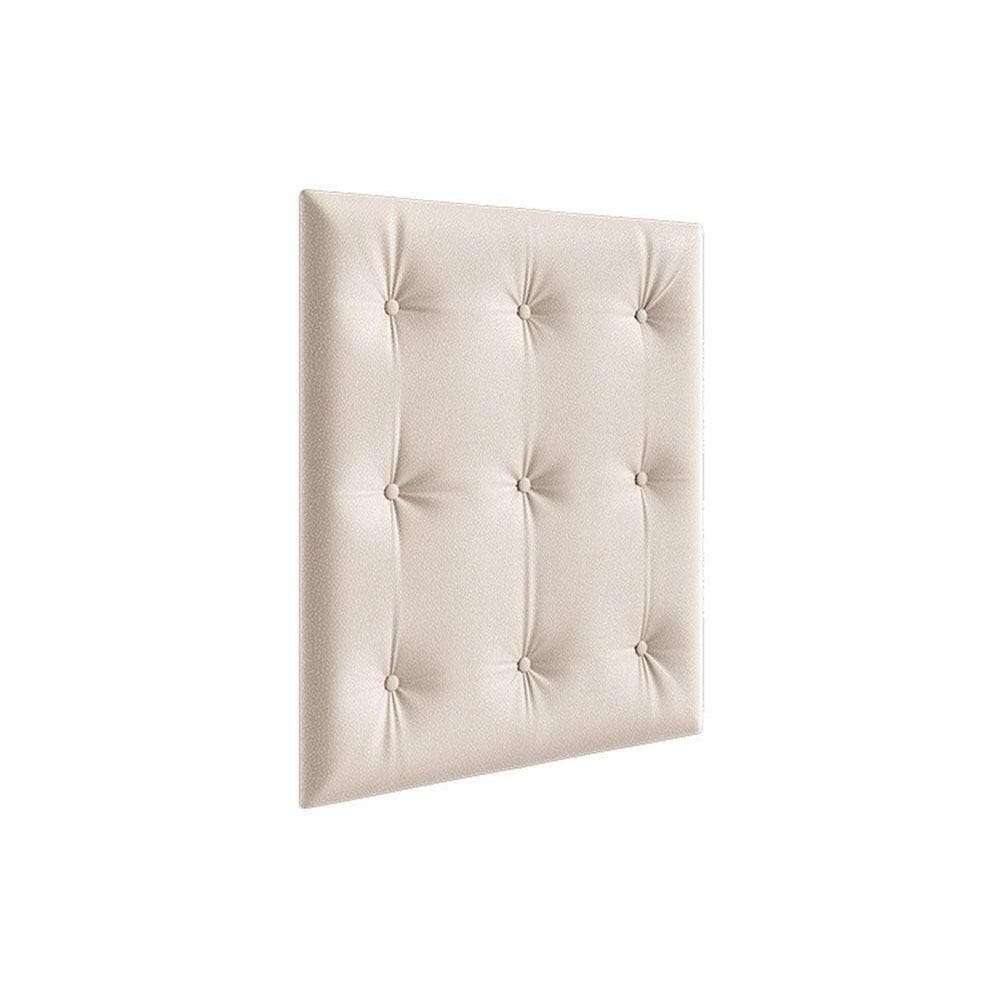 Multiuso De Quarto Bebê Kit Capitonê Courano P Berço Retrô Bege - Peroba