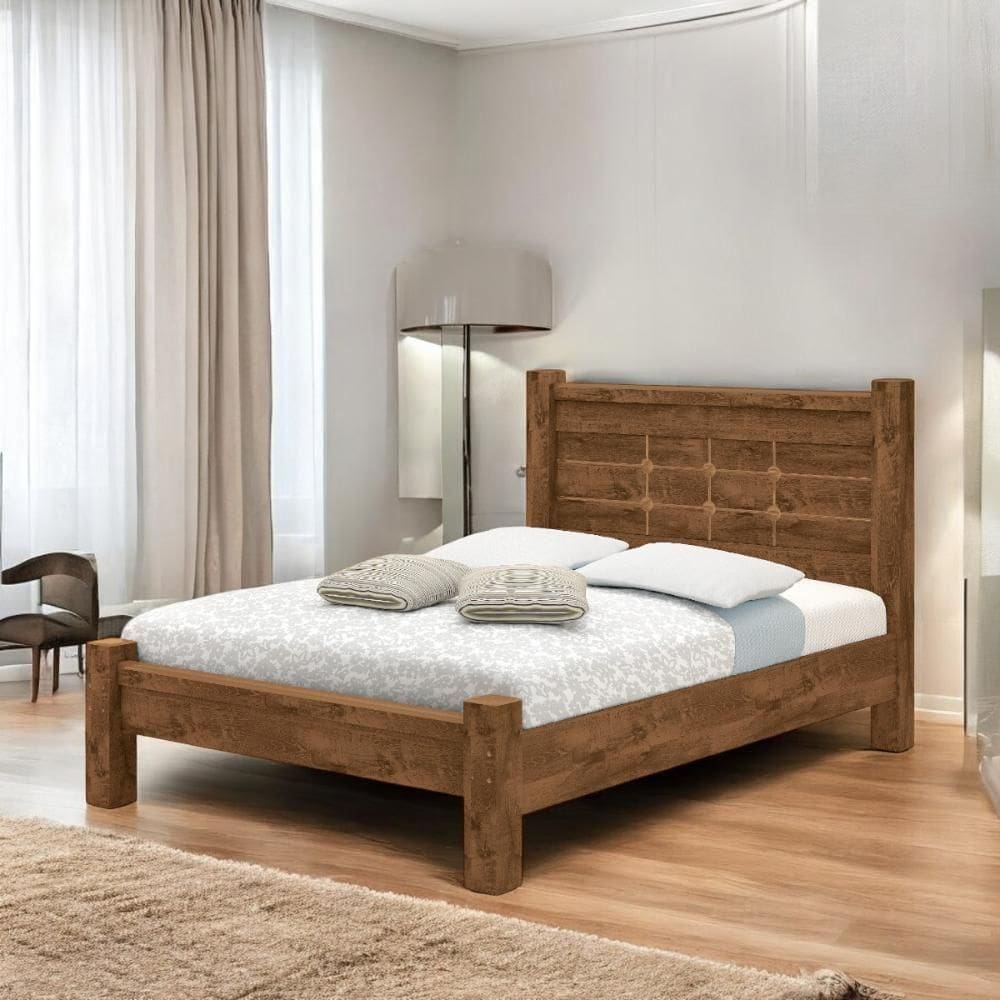 Cama Casal Moderna Verona Malbec