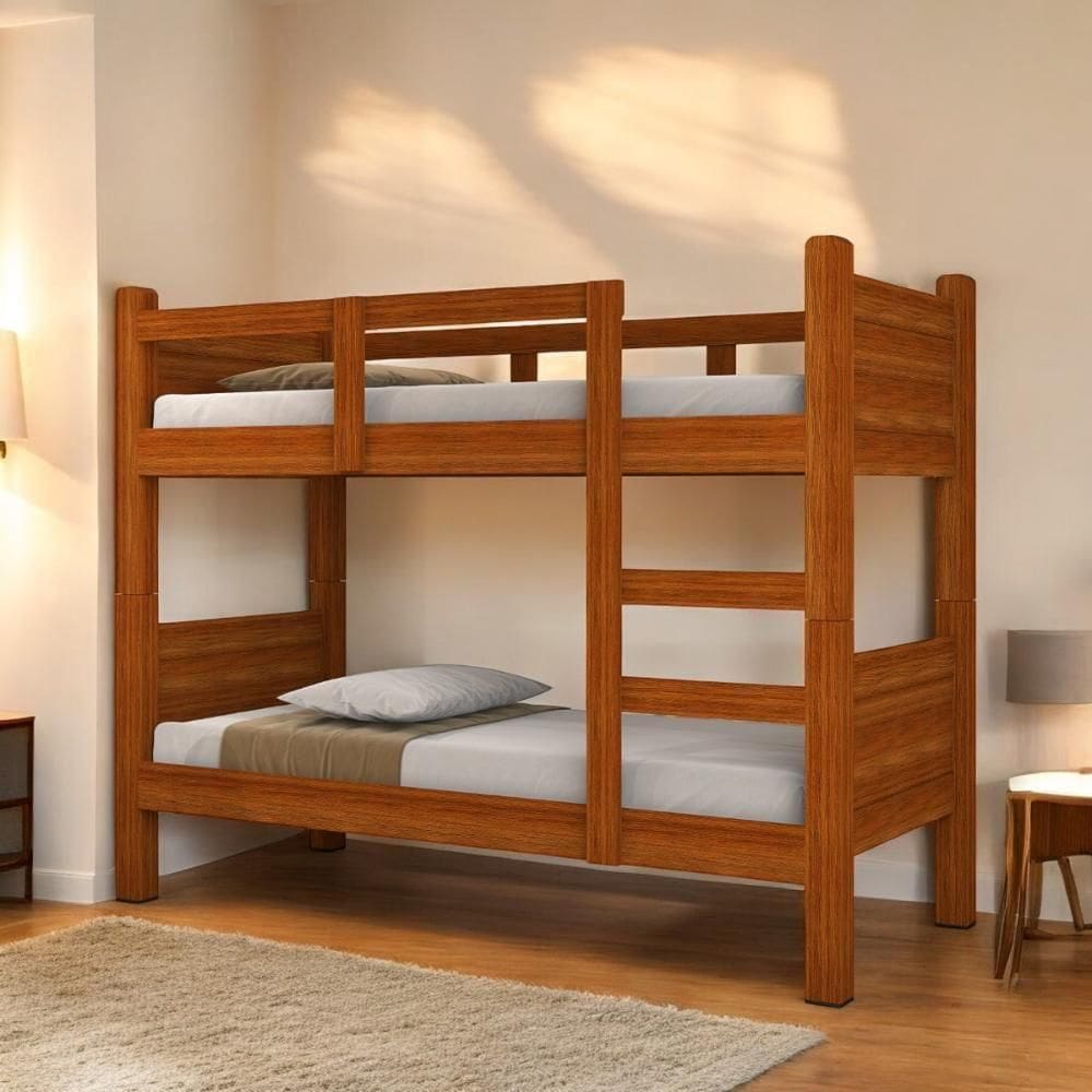 Beliche Solteiro Boston Cinamomo Com 02 Colchões