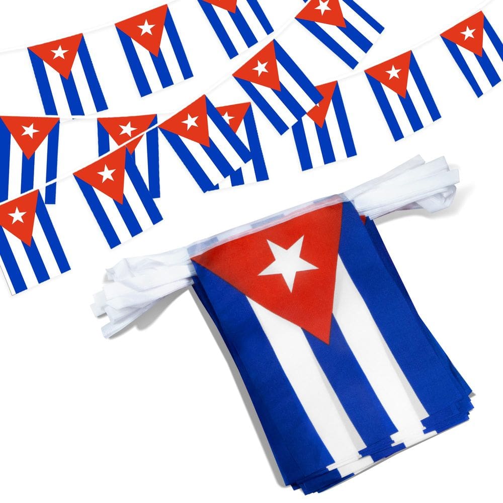 Bandeira de cordas, flâmula, bandeiras, Anley, Cuba, 10 de outubro