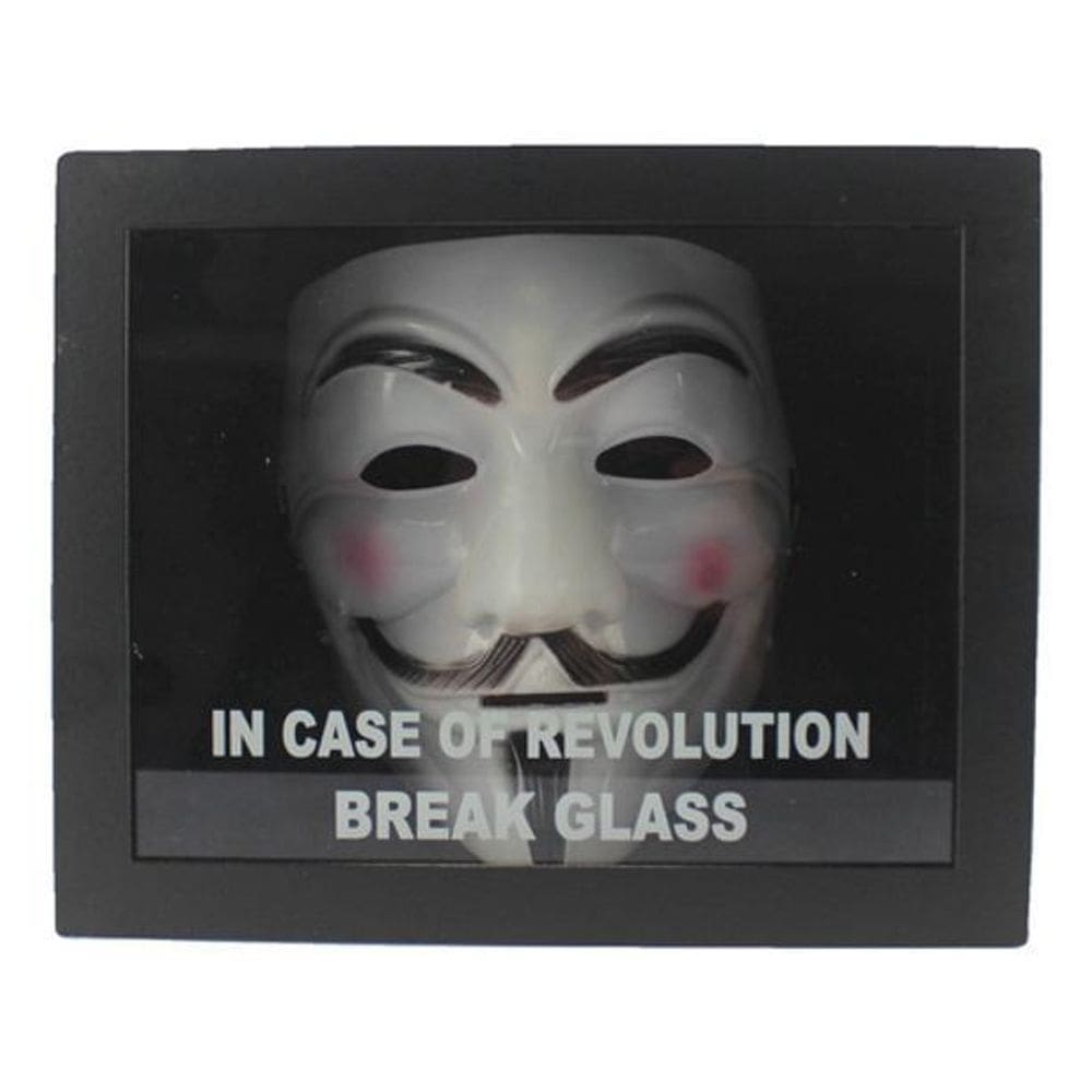 Quadro Geek Decorativo Revolução V De Vingança Coleção