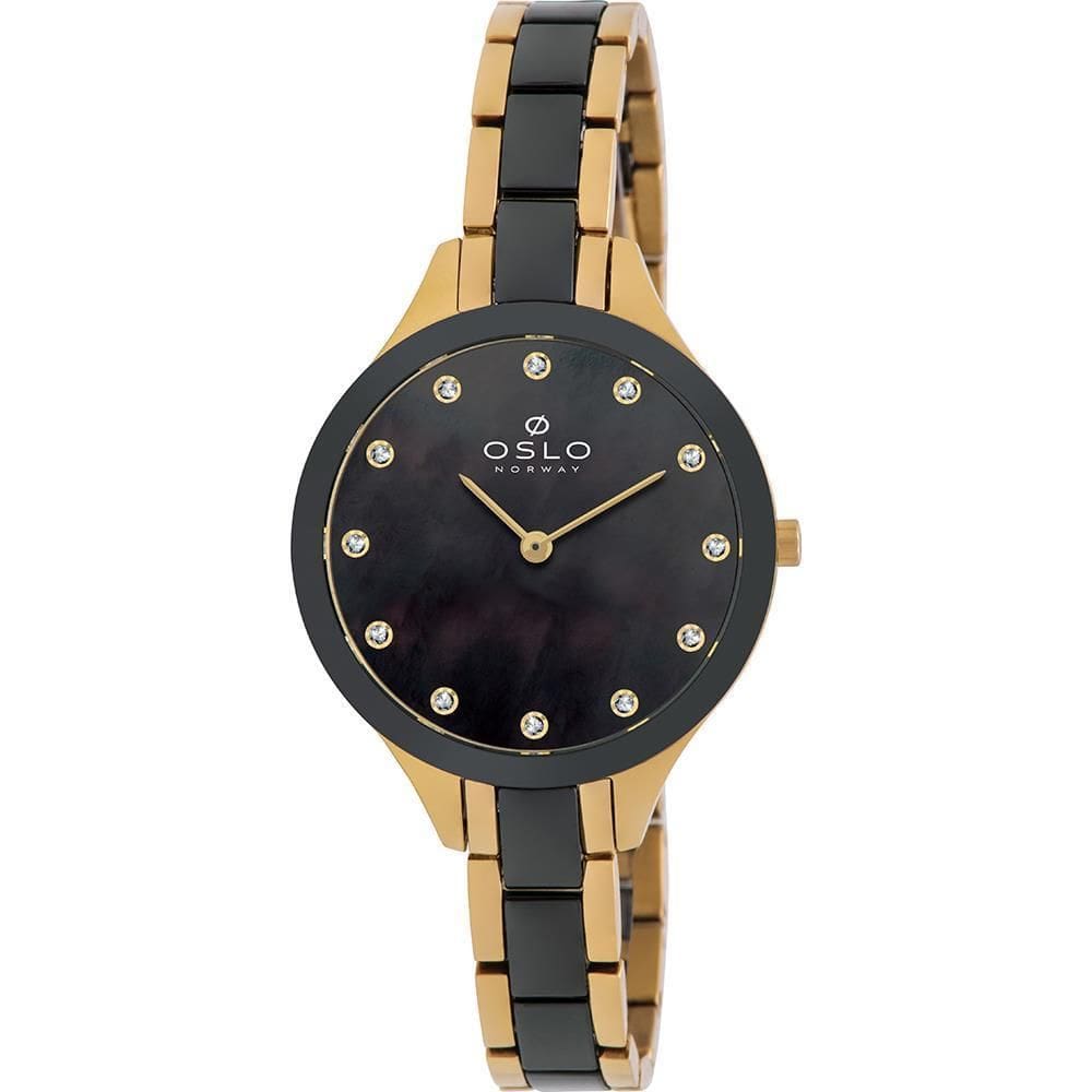 Relógio Oslo Feminino Ref: Oftsss9T0074 P1Kp Slim Cerâmica