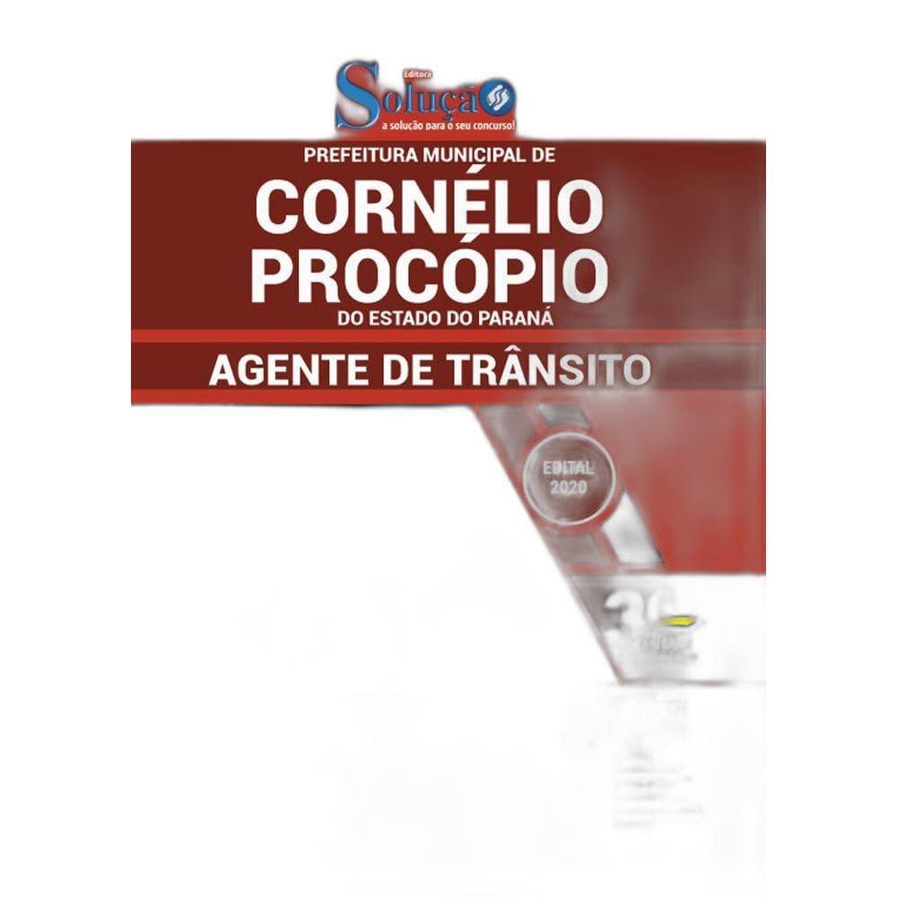 Apostila Concurso Cornélio Procópio Pr - Agente De Trânsito