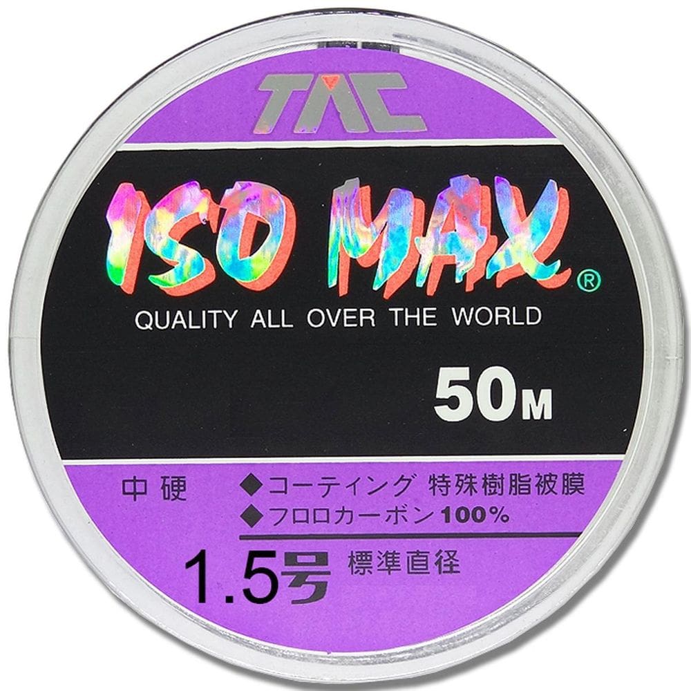 Linha Líder Fluor Carbon Tac Iso Max 50M 5,5Lb 0.205Mm 50M