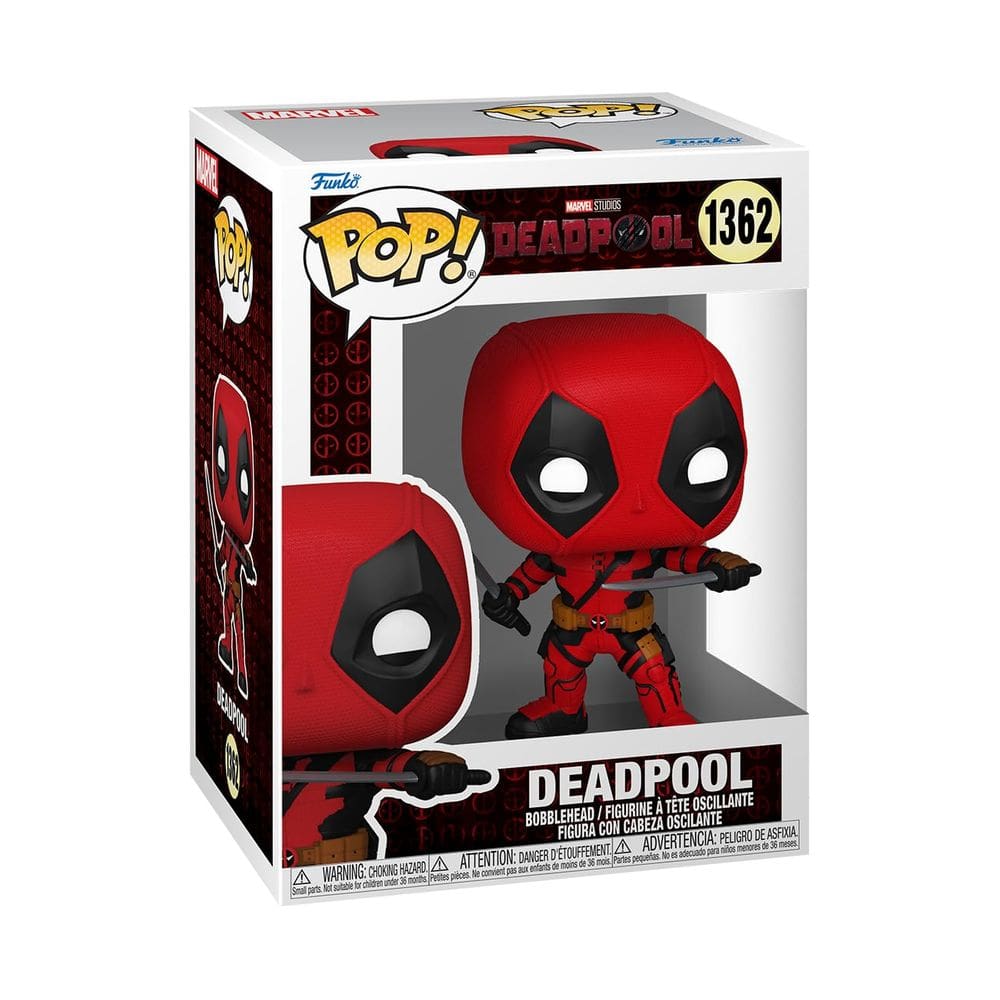 Boneco de ação Funko Pop! Marvel Deadpool com 10 cm de altura