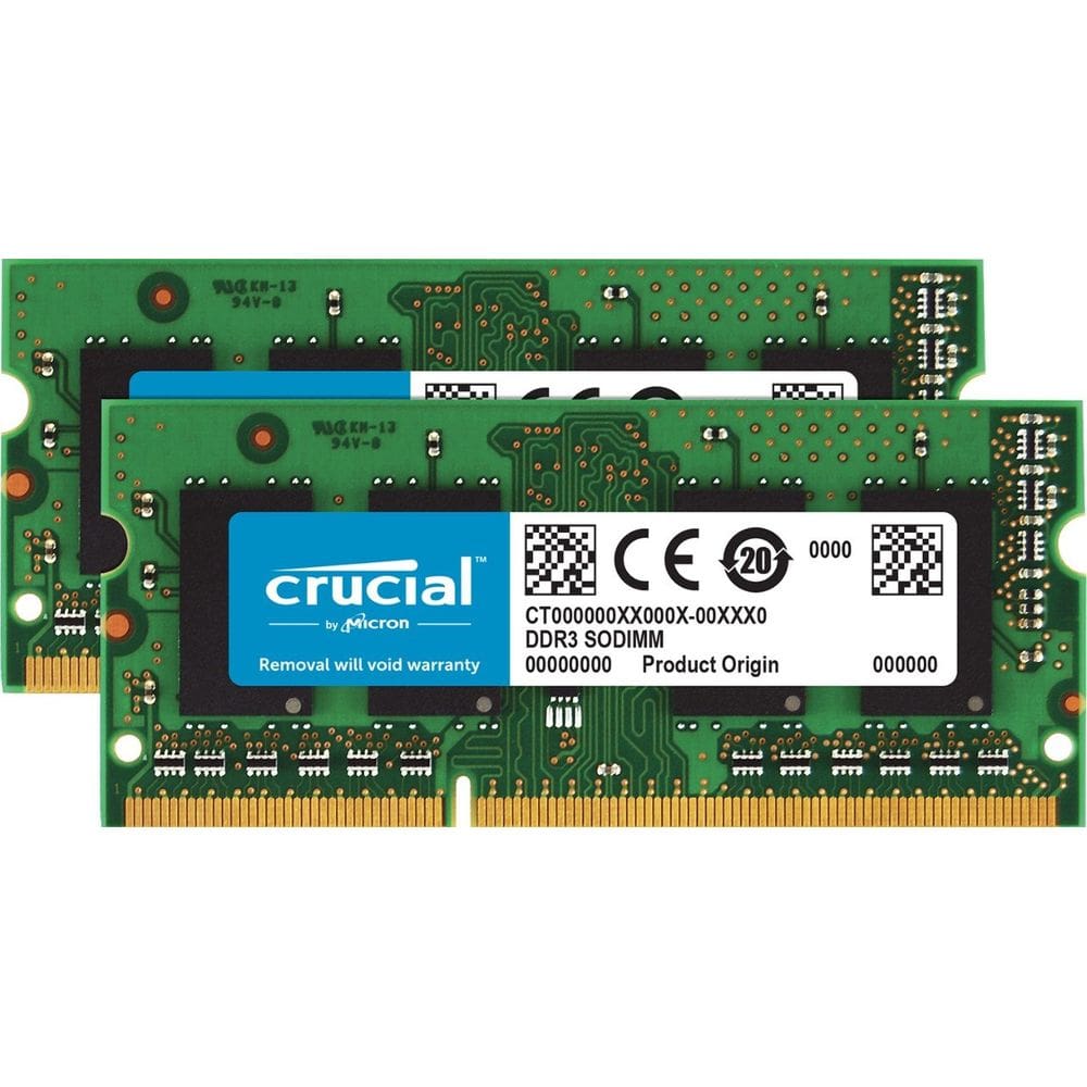 Kit RAM Crucial de 16 GB (2 x 8 GB) Notebook DDR3 1600 MHz CL11