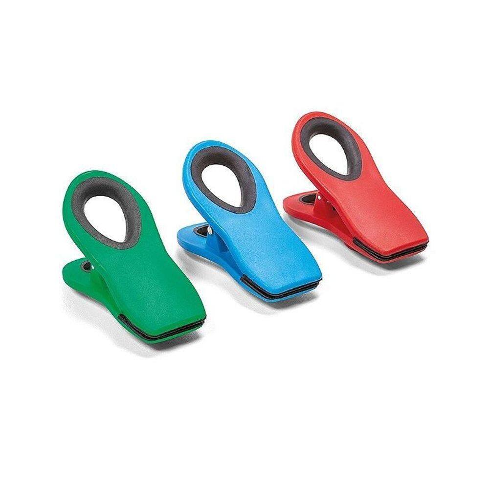 Fixadores Plasticos Magneticos Com Ima 3 Un.