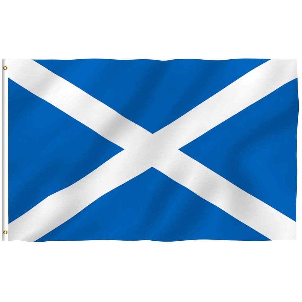 Bandeira Anley, Escócia, 90x150cm, poliéster, cor vívida