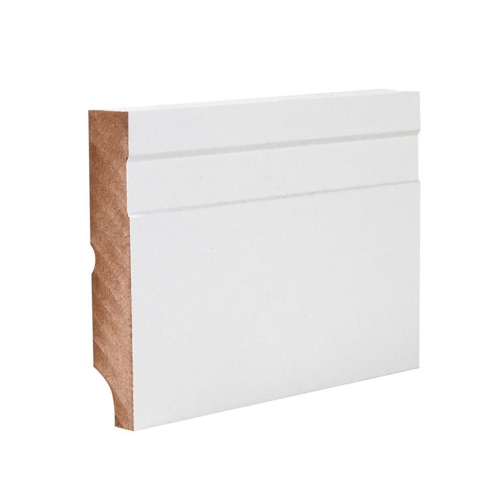 Rodapé Mdf 15cmx 80cm Suprema Madebene Branco