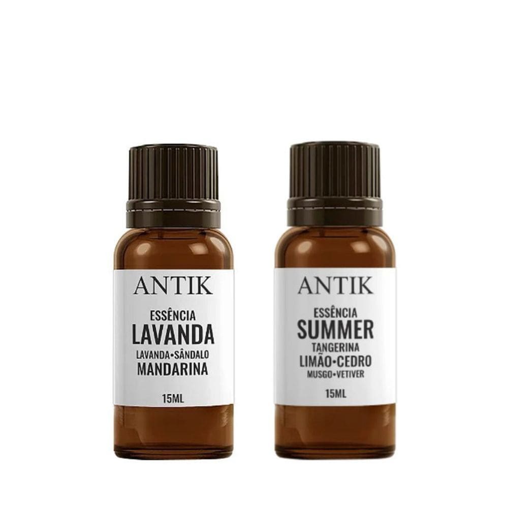 Kit 2 Essencias Antik 15ml Lavanda/Summer