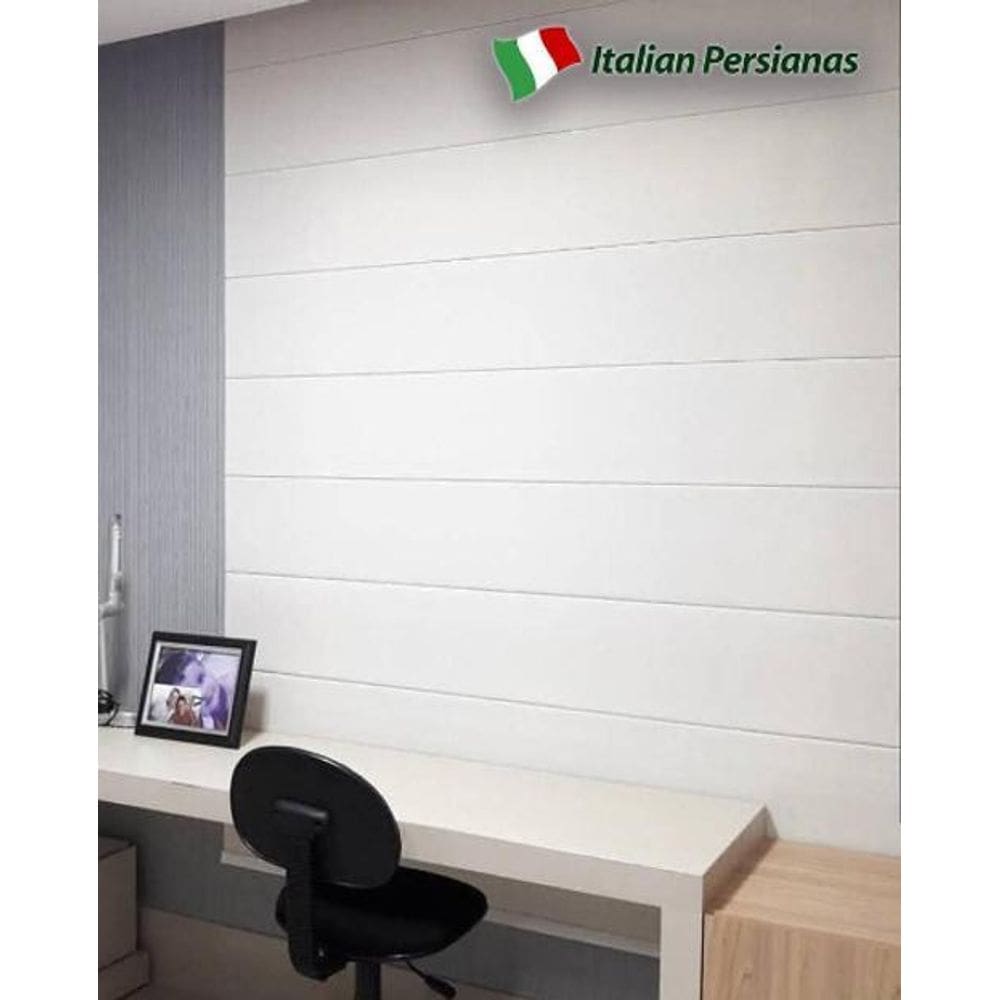 Persiana Romana Blackout Vinílico 1,30x1,40 Branco