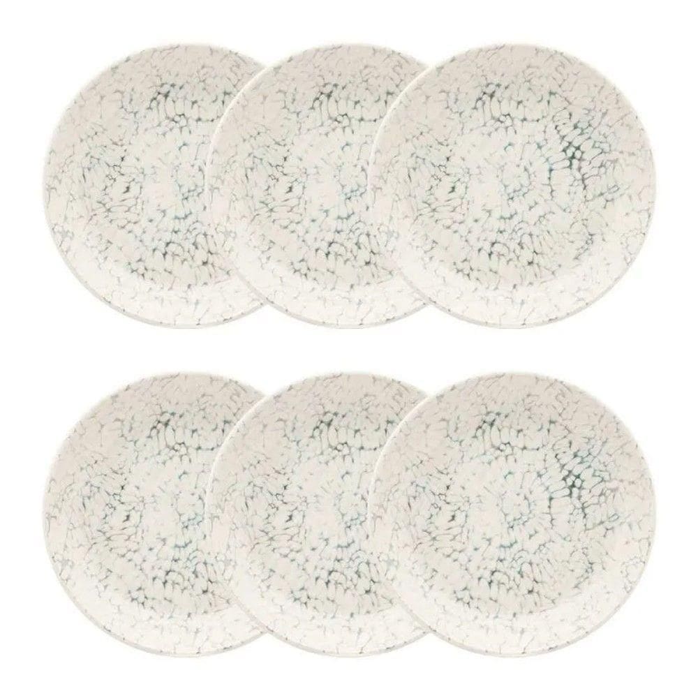 Conjunto De Pratos Fundos 06 Peças Flat Tie-dye Oxford