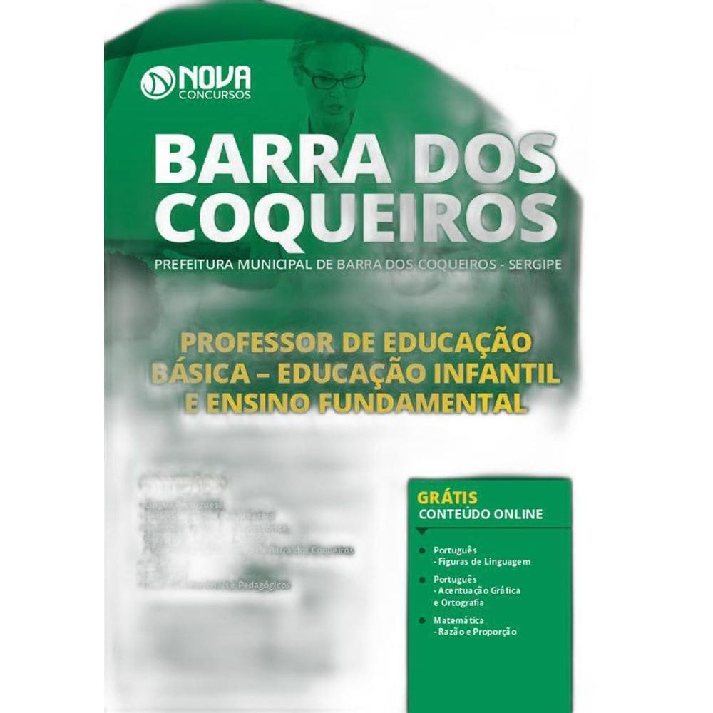 Apostila Barra Dos Coqueiros Se - Peb Infantil E Fundamental