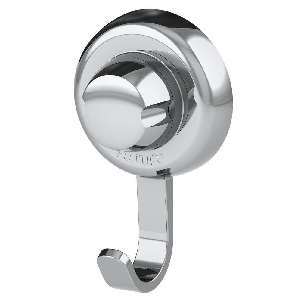 Cabide De Plastico Cromado Ganchos Ventosa Future 404cr