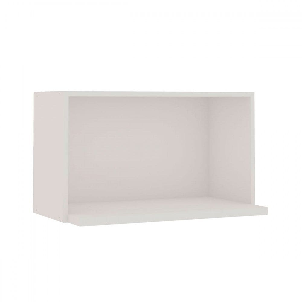 Armário Aéreo de Cozinha Iluminata 100% Mdf Branco - Genialflex