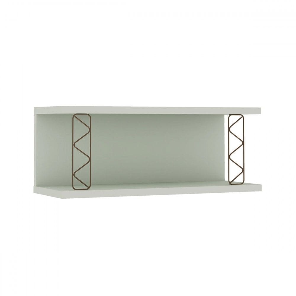 Armário Aéreo Cozinha Aberto 80cm 100% Mdf com Metalon Mint - Genialflex