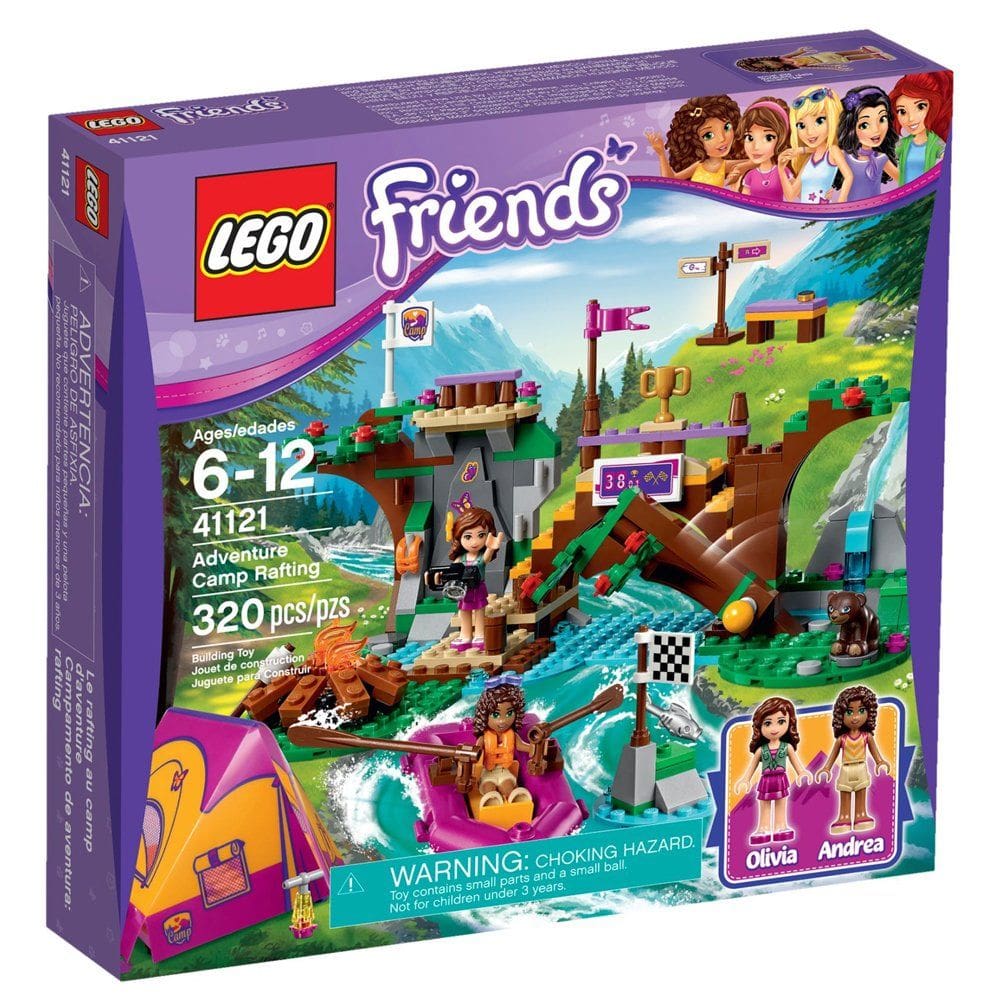 Kit de rafting LEGO Friends Adventure Camp com 320 peças