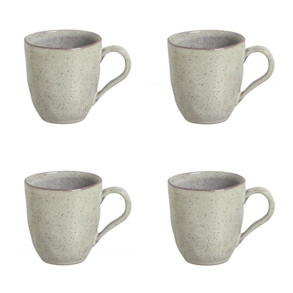 Conjunto De Canecas 04 Peças Orgânico Pistache Porto Brasil