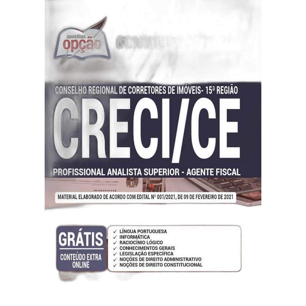 Apostila Creci Ce - Analista Superior - Agente Fiscal