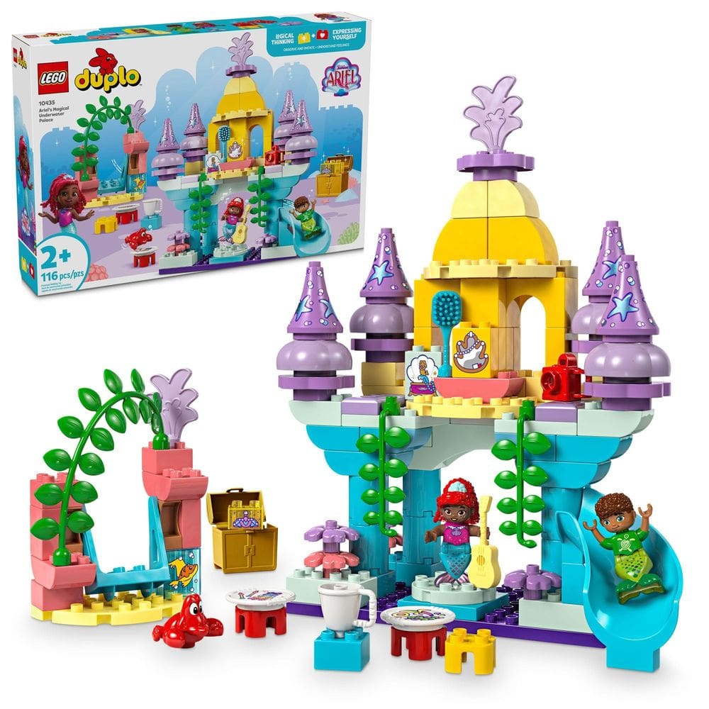 Conjunto de construção LEGO DUPLO Disney Ariel`s Magical Underwater Pa