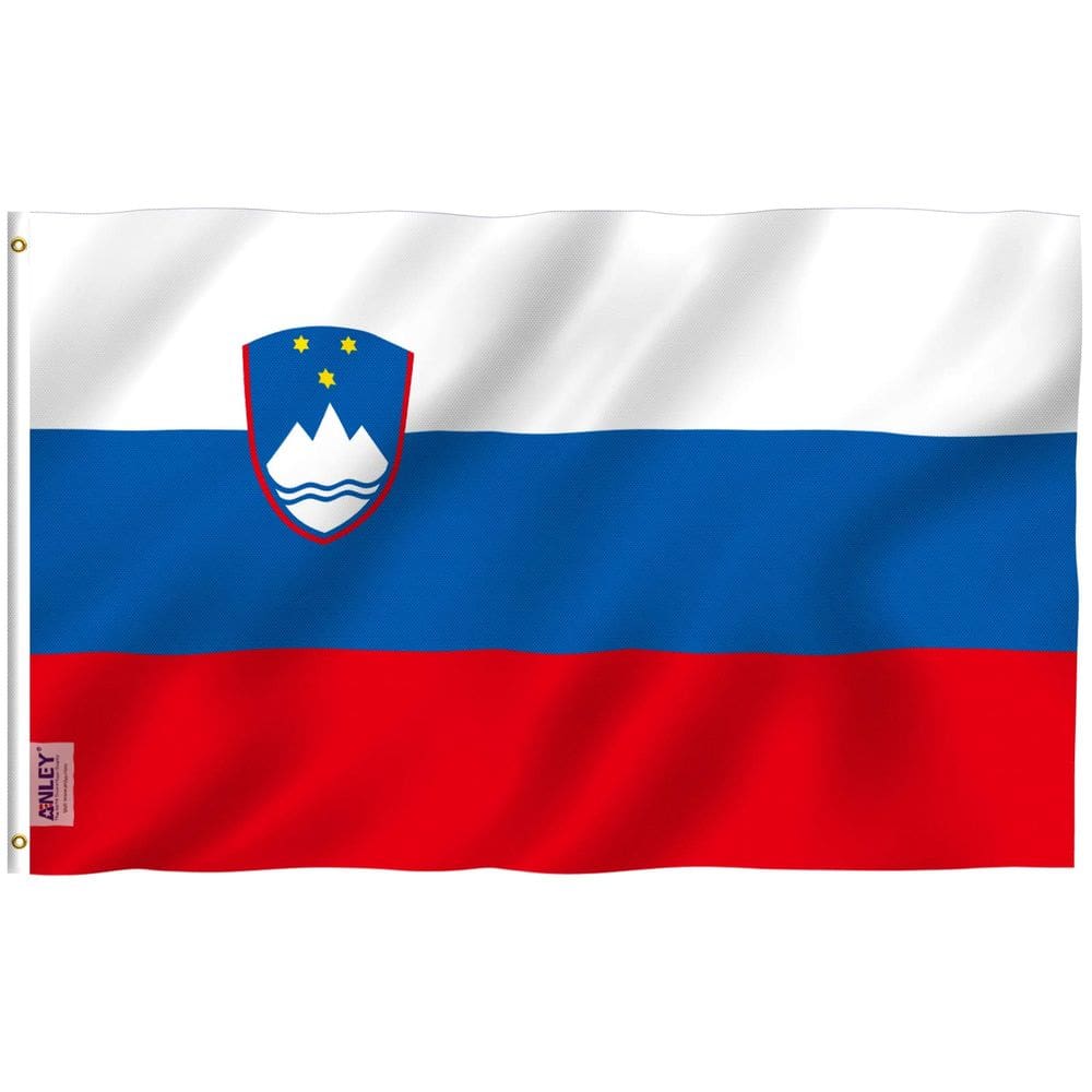 Bandeira Anley Fly Breeze Eslovênia 90x150cm Poliéster