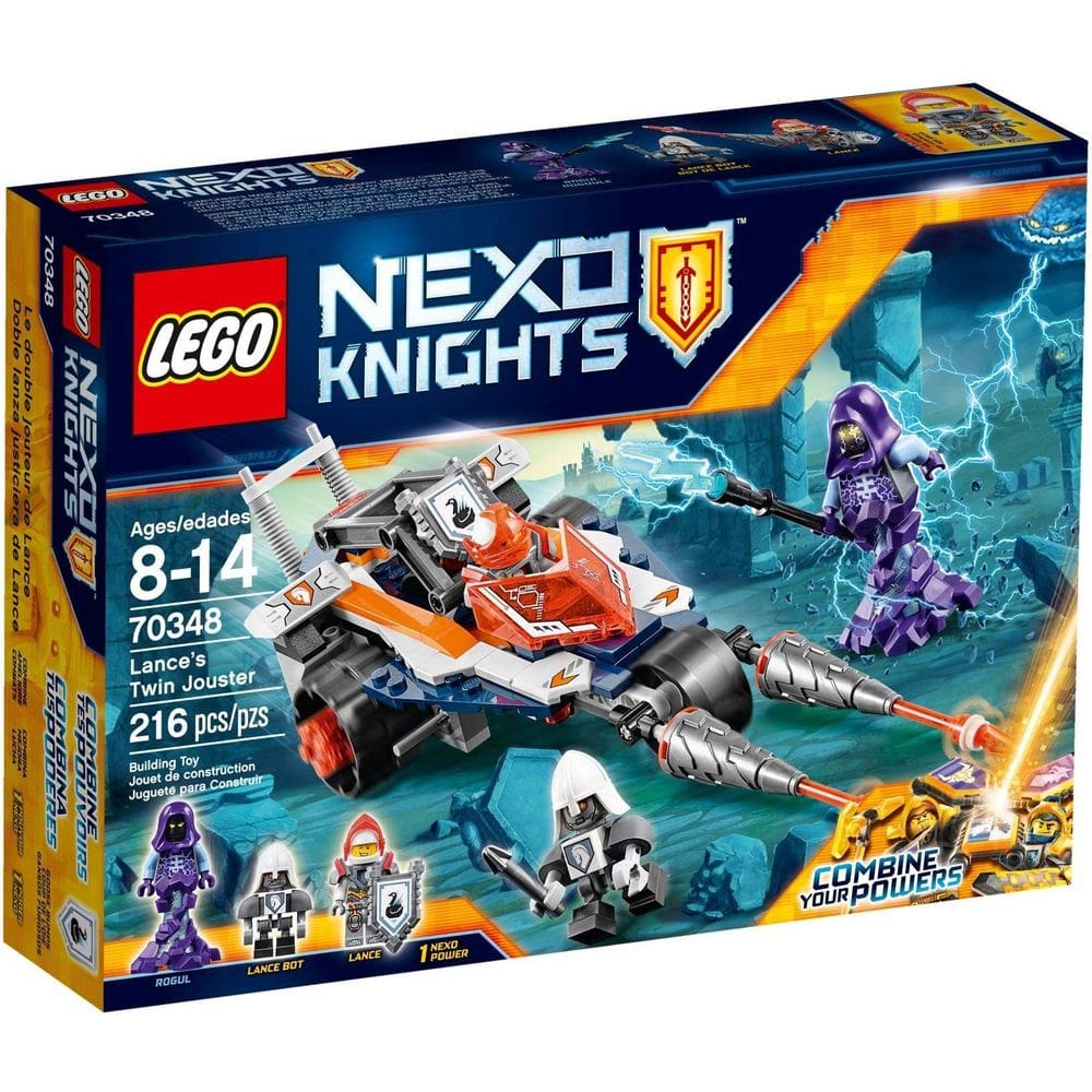 Brinquedo de construção LEGO Nexo Knights Lance`s Twin Jouster 70348