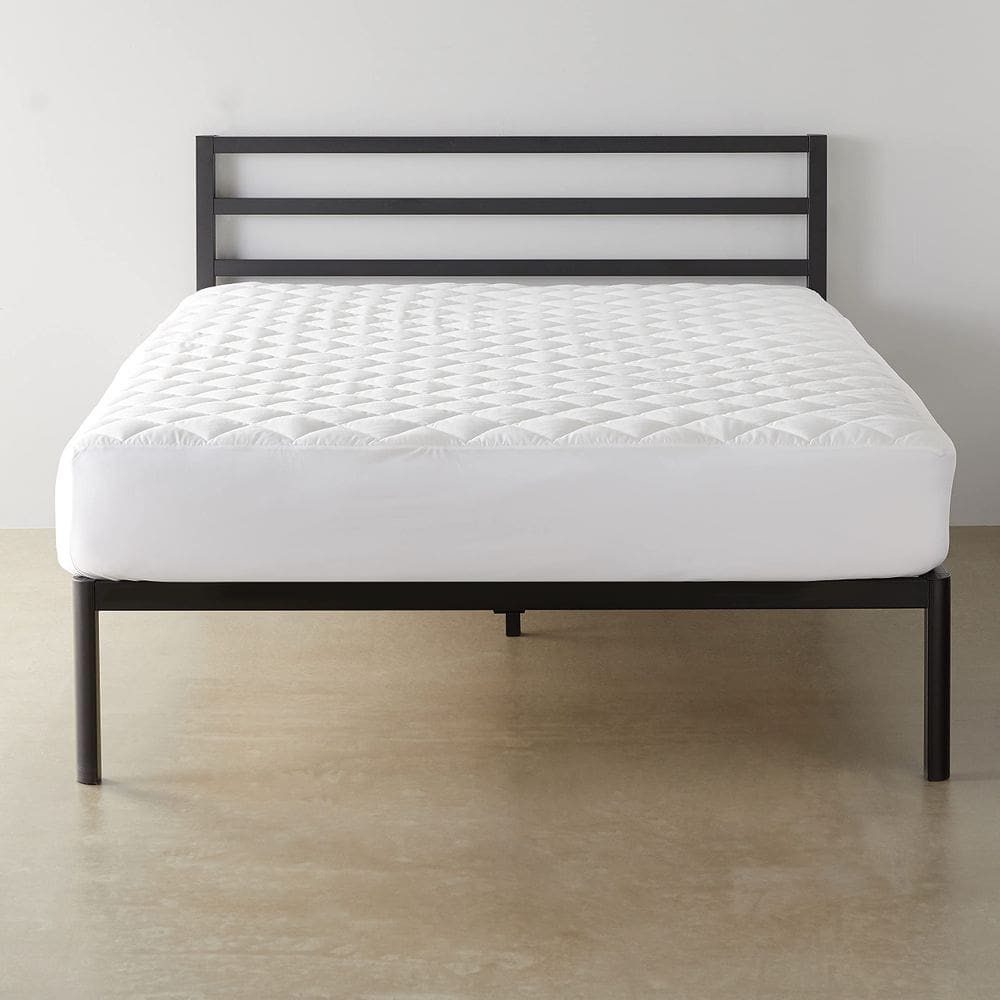 Almofada de proteção de colchão Amazon Basics acolchoada Twin XL branca