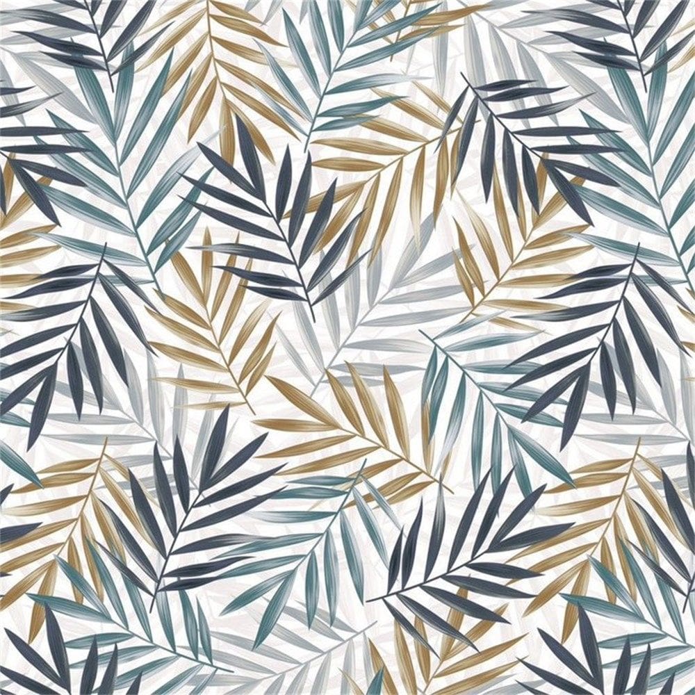 Veludo Estampado Flores e Folhas P/ Poltronas e Decoração 1m