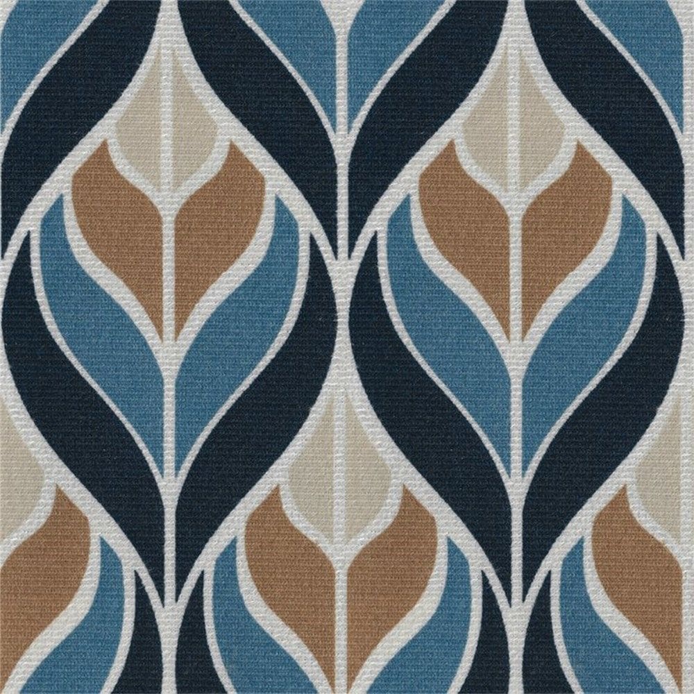 Veludo Estampado Flores e Folhas P/ Poltronas e Decoração 1m