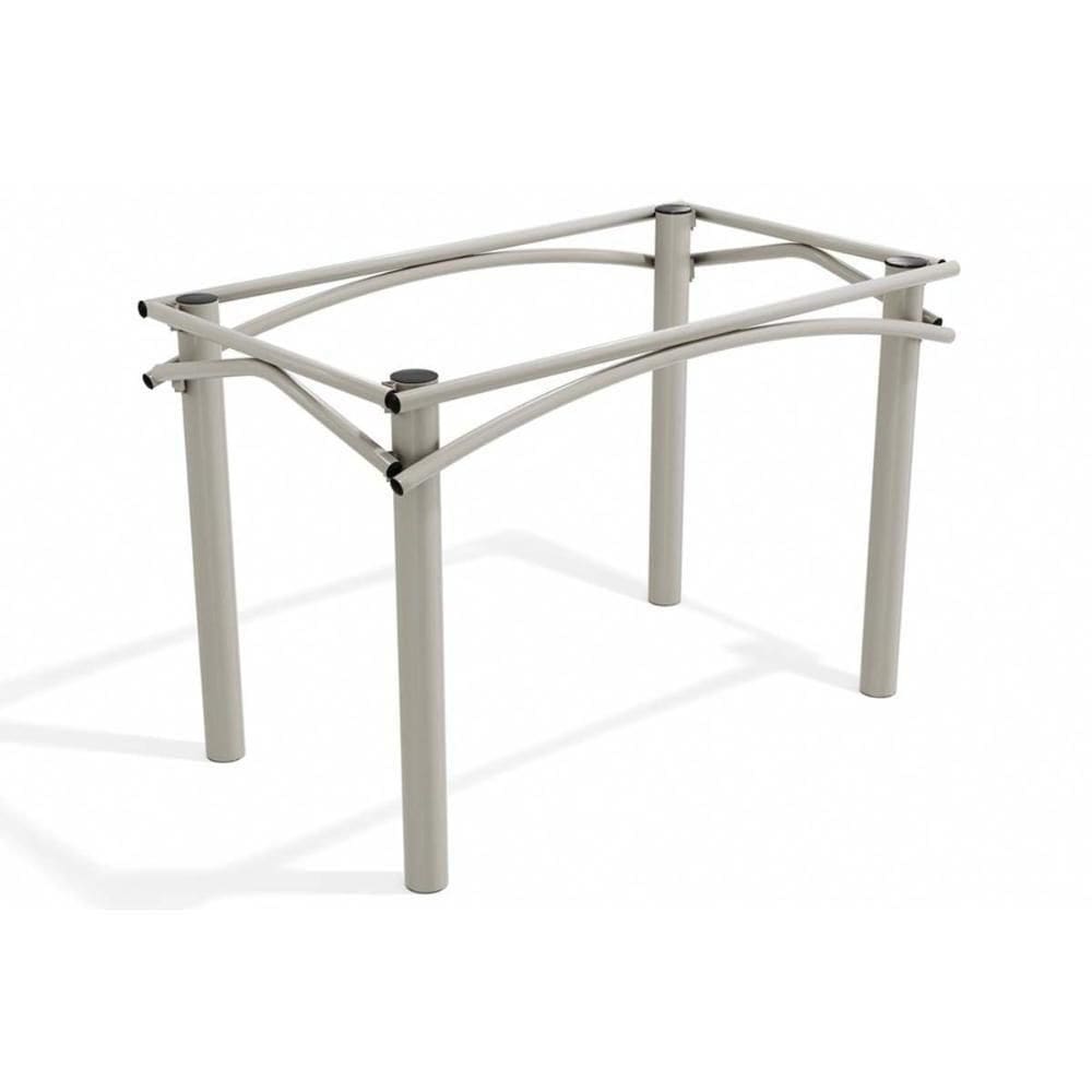 Base Mesa De Jantar Elba M004 Aço S/tampo Niquel - Kappesberg
