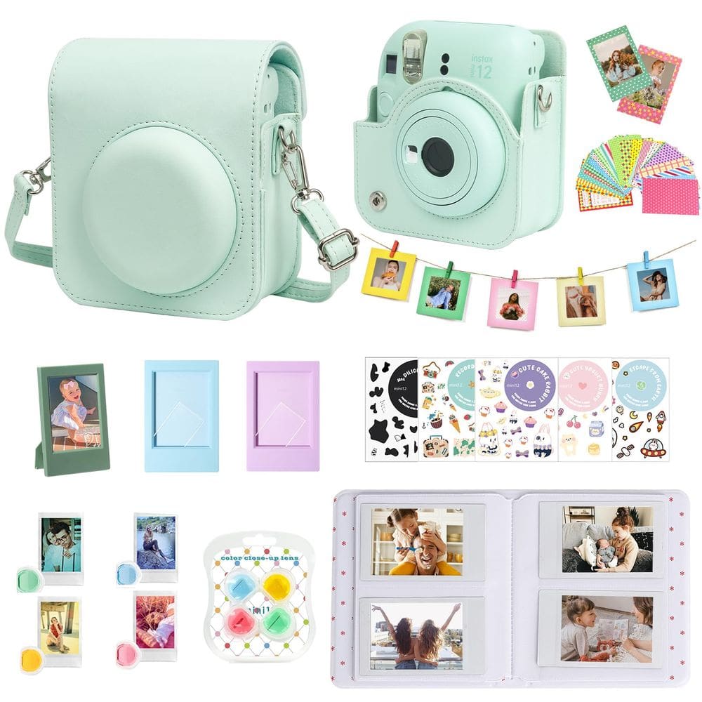 Kit de acessórios de câmera WOGOZAN para Fujifilm Instax Mini 12