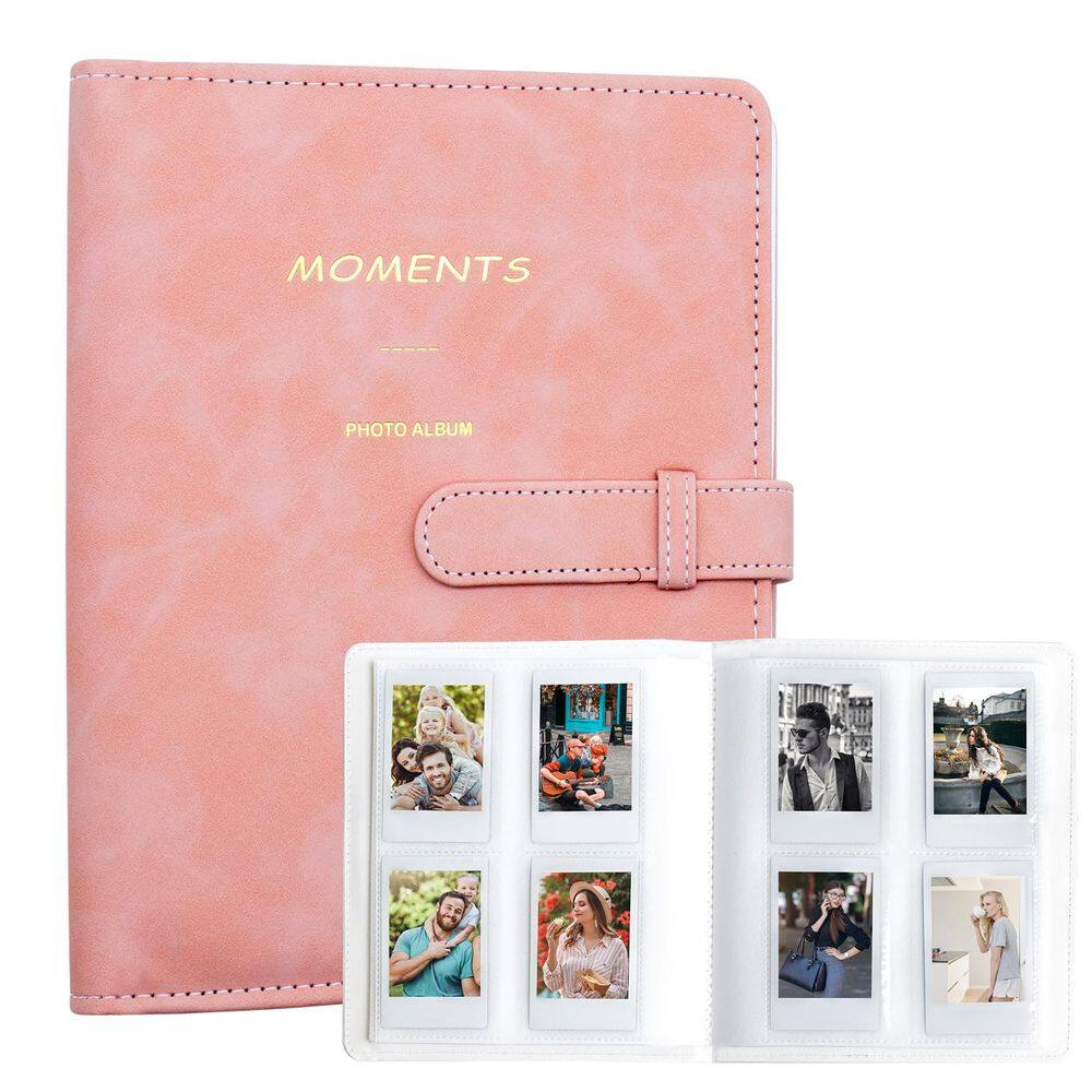 Álbum de fotos Tugle 256 bolsos para Polaroid/Instax Mini Pink