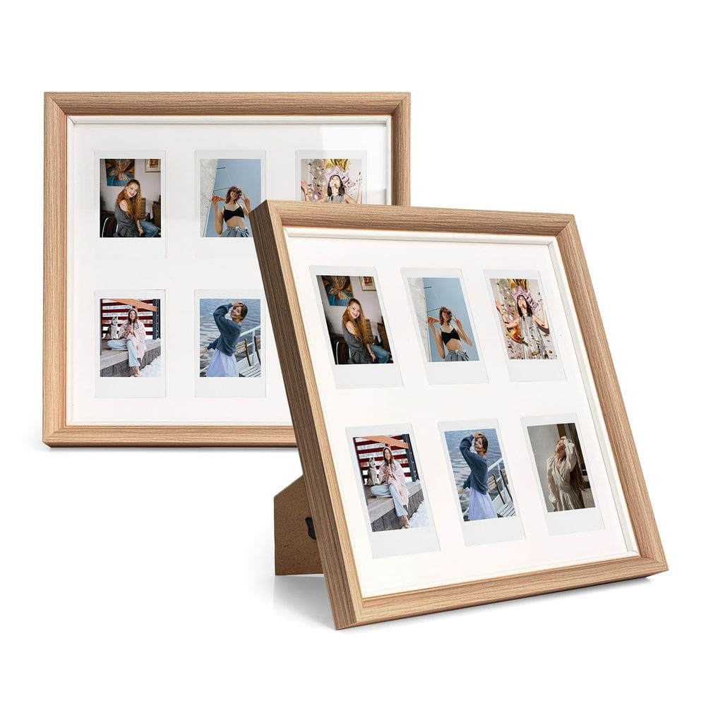 Moldura para fotos MUZIRI KINOKOO Instax Mini Square 27,5x27,5cm Wo