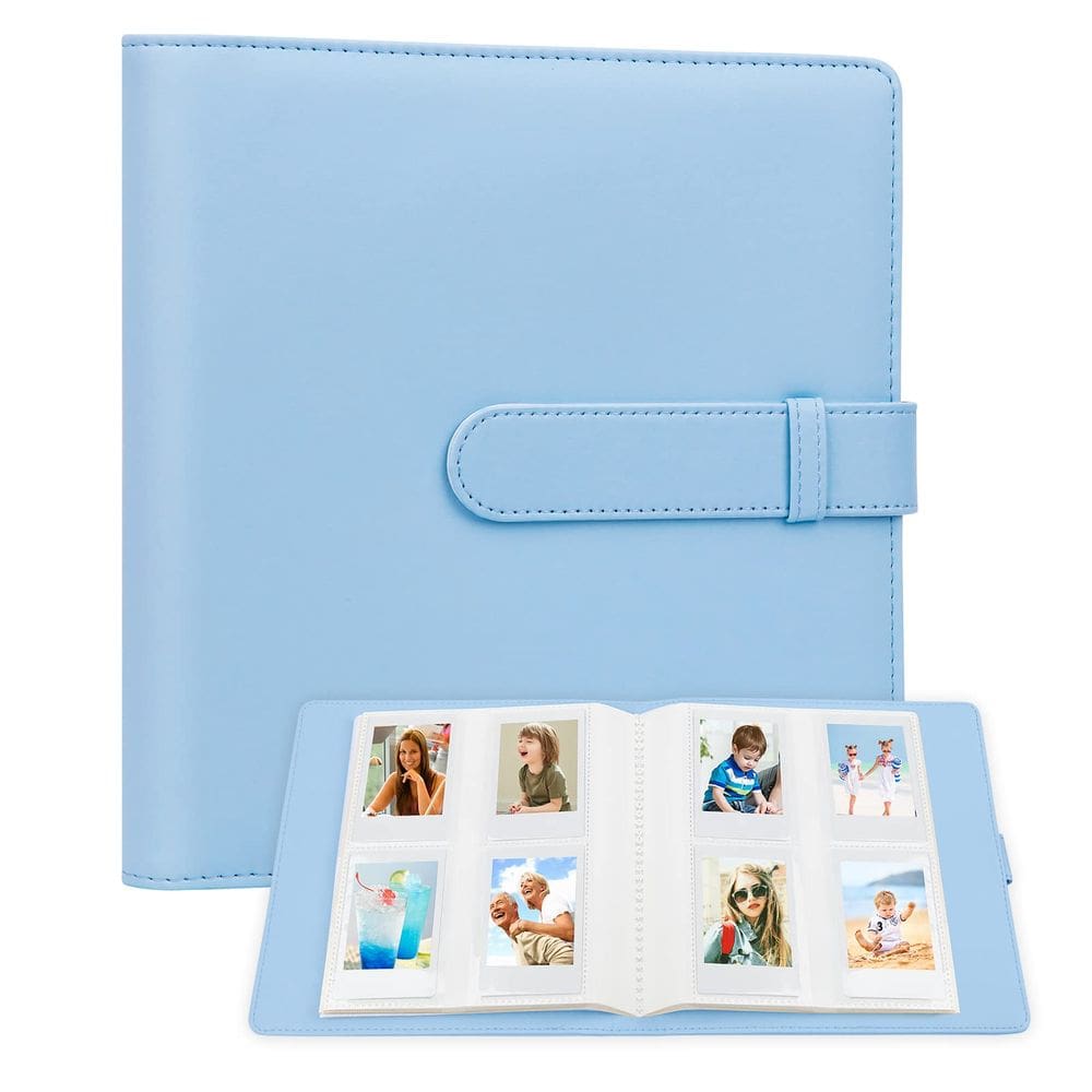 Álbum de fotos Rekeen 256 bolsos para Kodak Mini Shot Blue
