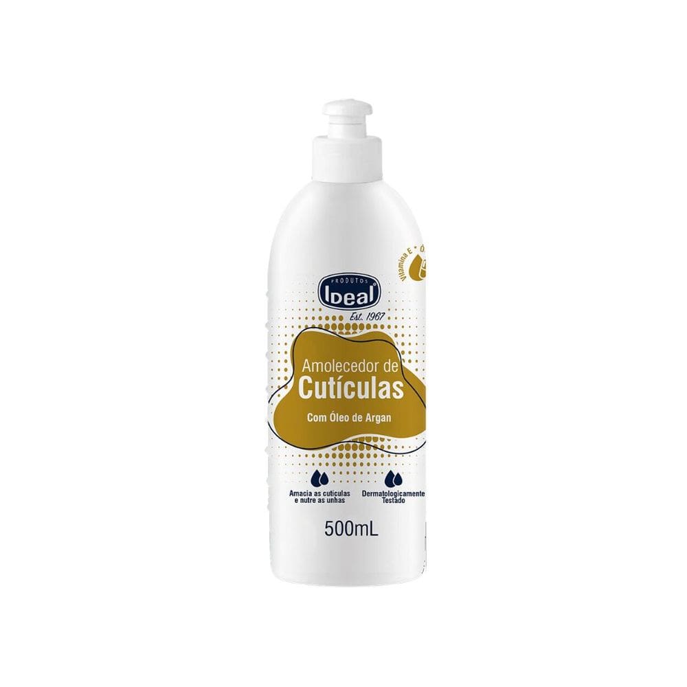 Amolecedor de Cuticulas Ideal 500ml Com Oleo de Argan