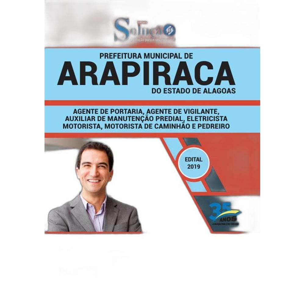 Apostila Arapiraca AL 2019 Nível Fundamental