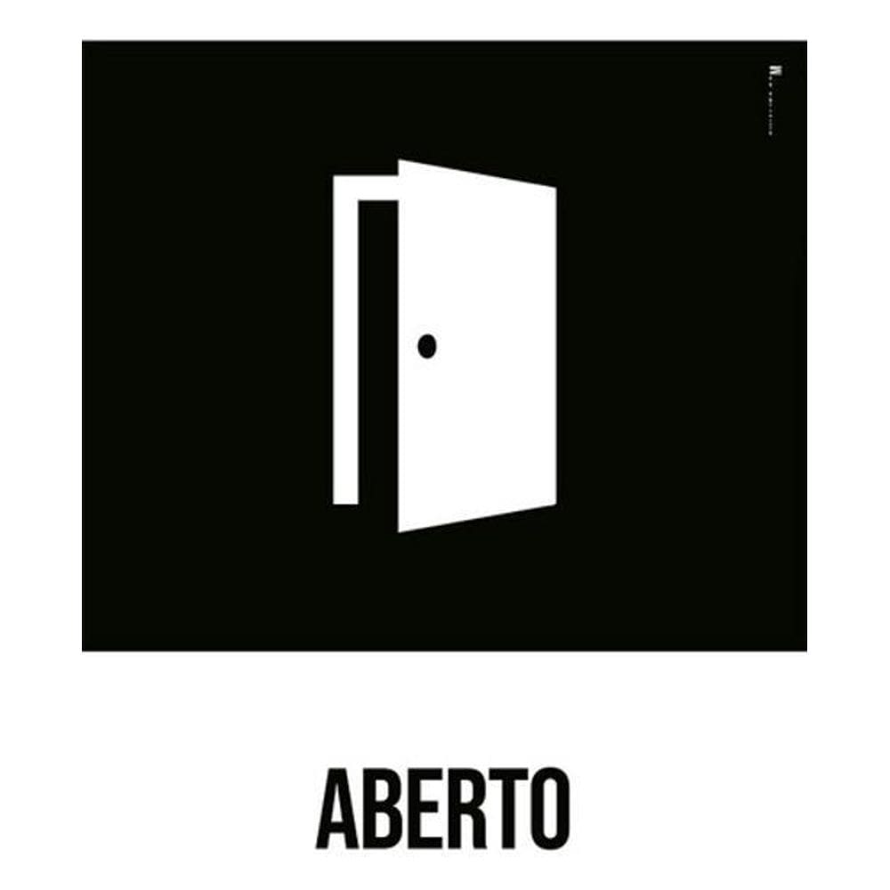 Kit 3 Placas Desenho - Aberto