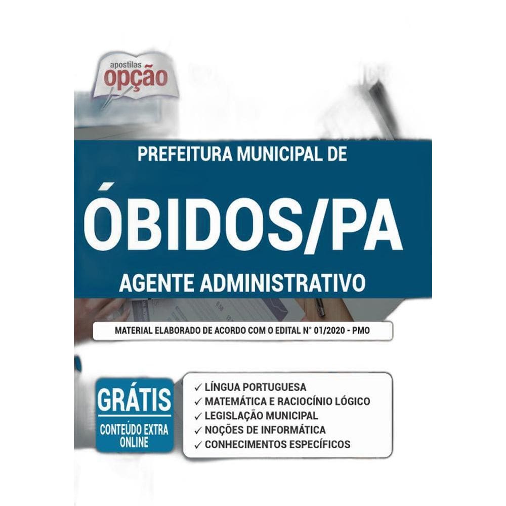 Apostila Prefeitura Óbidos Pa - Agente Administrativo