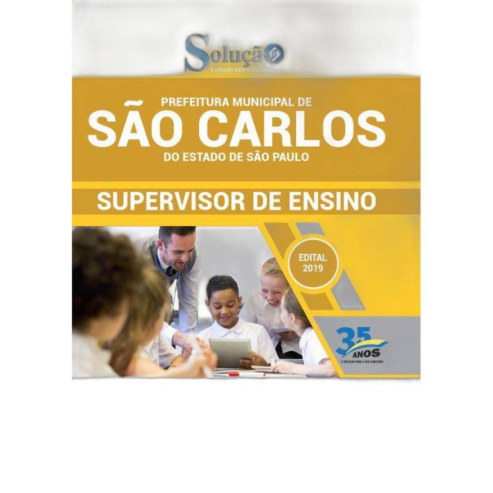 Apostila São Carlos SP 2019 Supervisor de Ensino