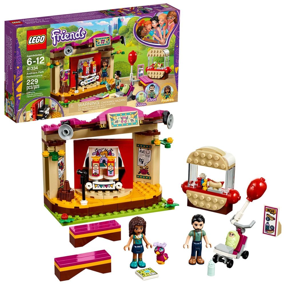 Conjunto de construção LEGO Friends Andrea`s Park Performance 41334
