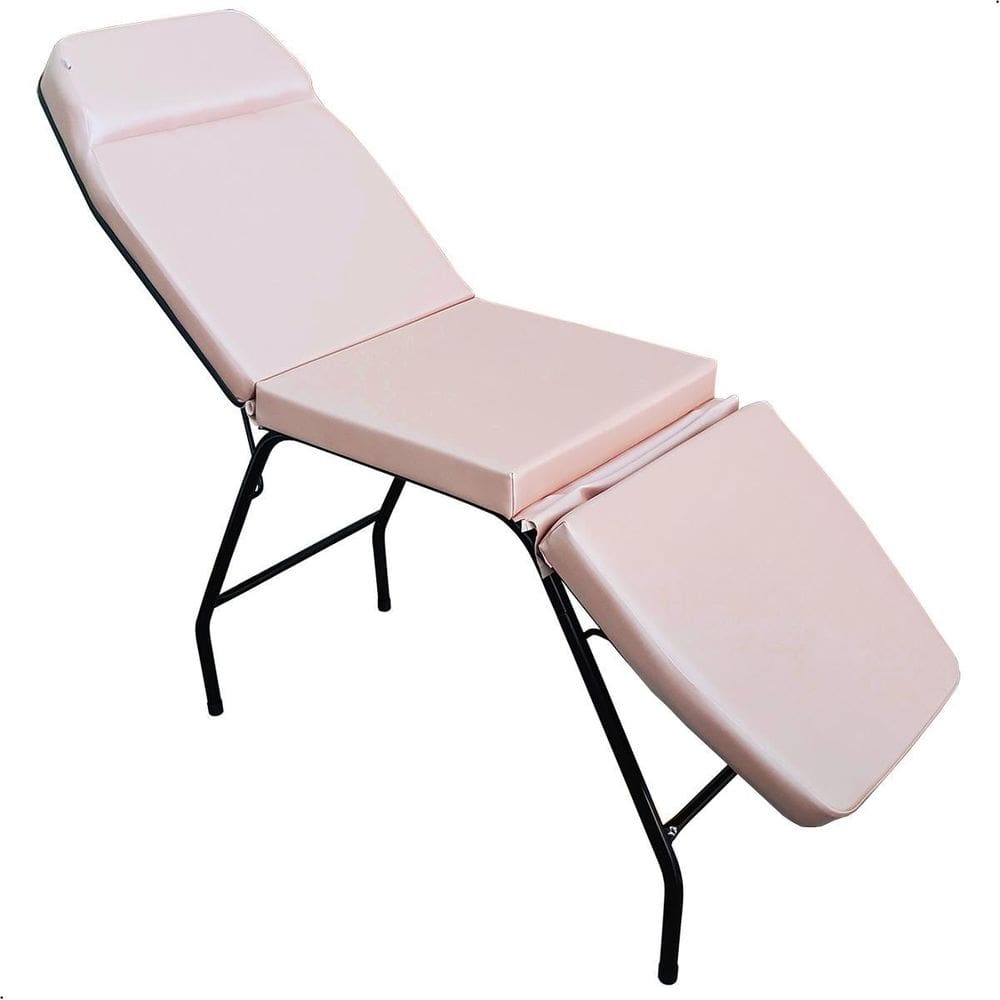 Maca 3 Posições Reclinável Estética Rose Estr Preta For-Ty