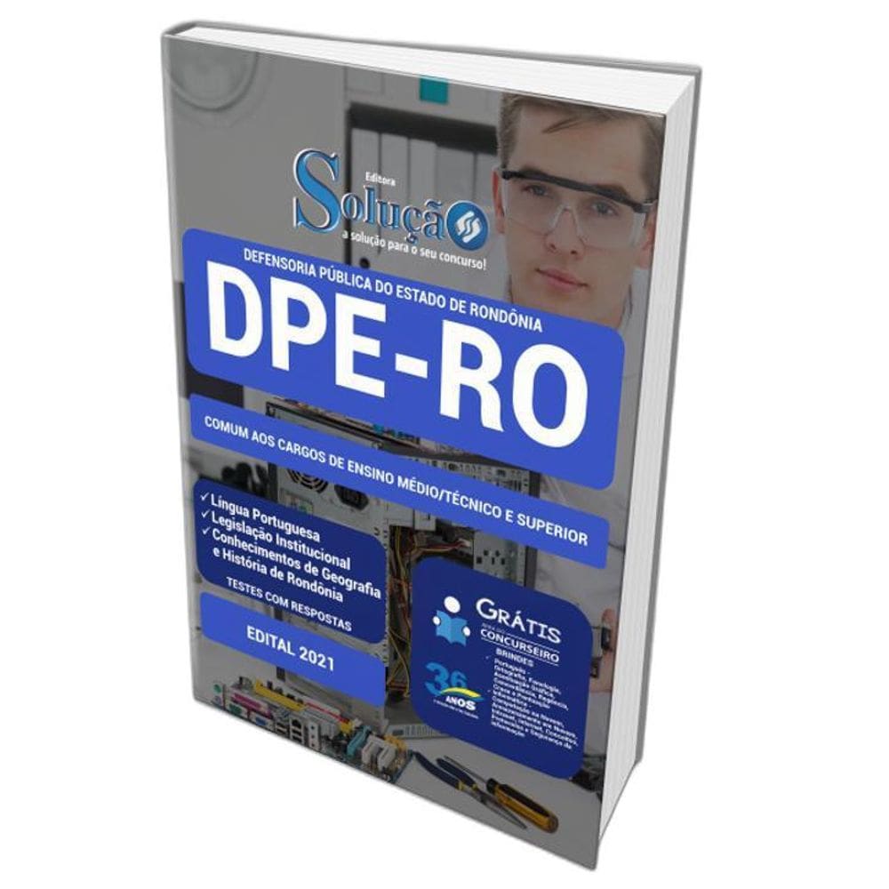 Apostila Dpe Ro - Ensino Médio Técnico E Superior
