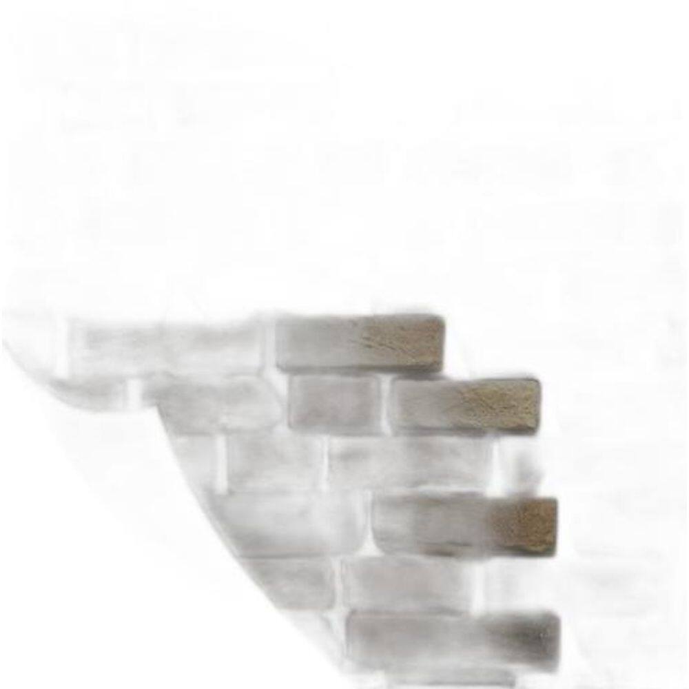 Adesivo De Tijolo Lavavél Fundo Branco