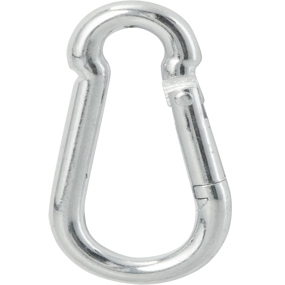 MOSQUETÃO COM TRAVA 5x50MM NOVE54 CARGA DE TRABALHO 45 KGF - Kit 10