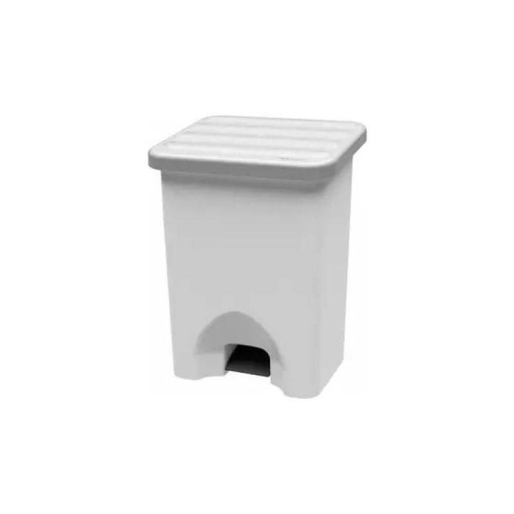 Lixeira Com Pedal e Tampa Cozinha 60 Litros Pro Cor Branco