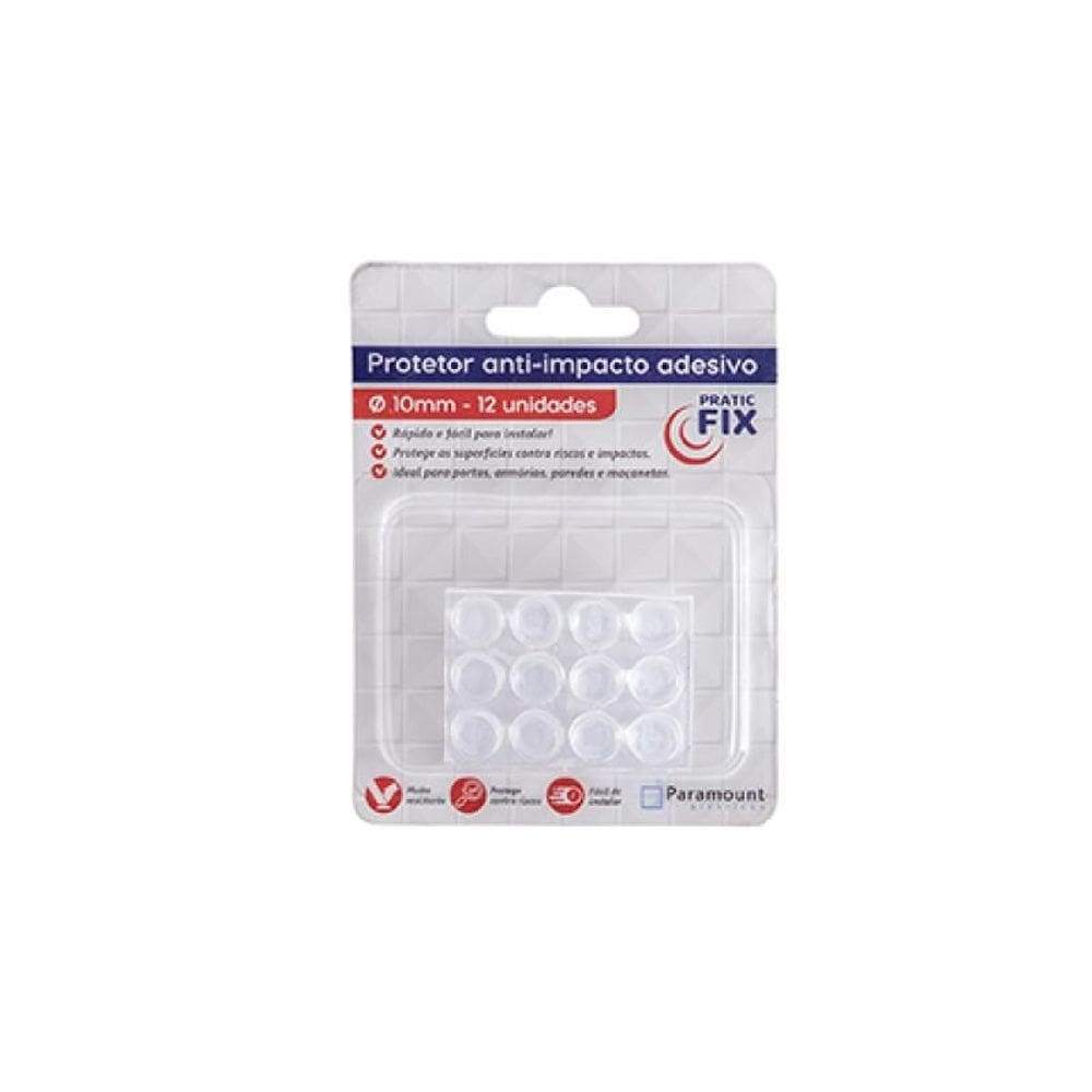 Protetor Anti-Impacto Com Adesivo 10 mm 12 Un.