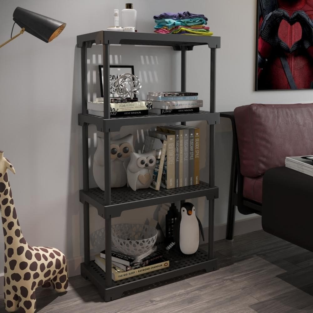 Estante Eco Multiuso Organizador 4 Prateleiras Modulares 127cm
