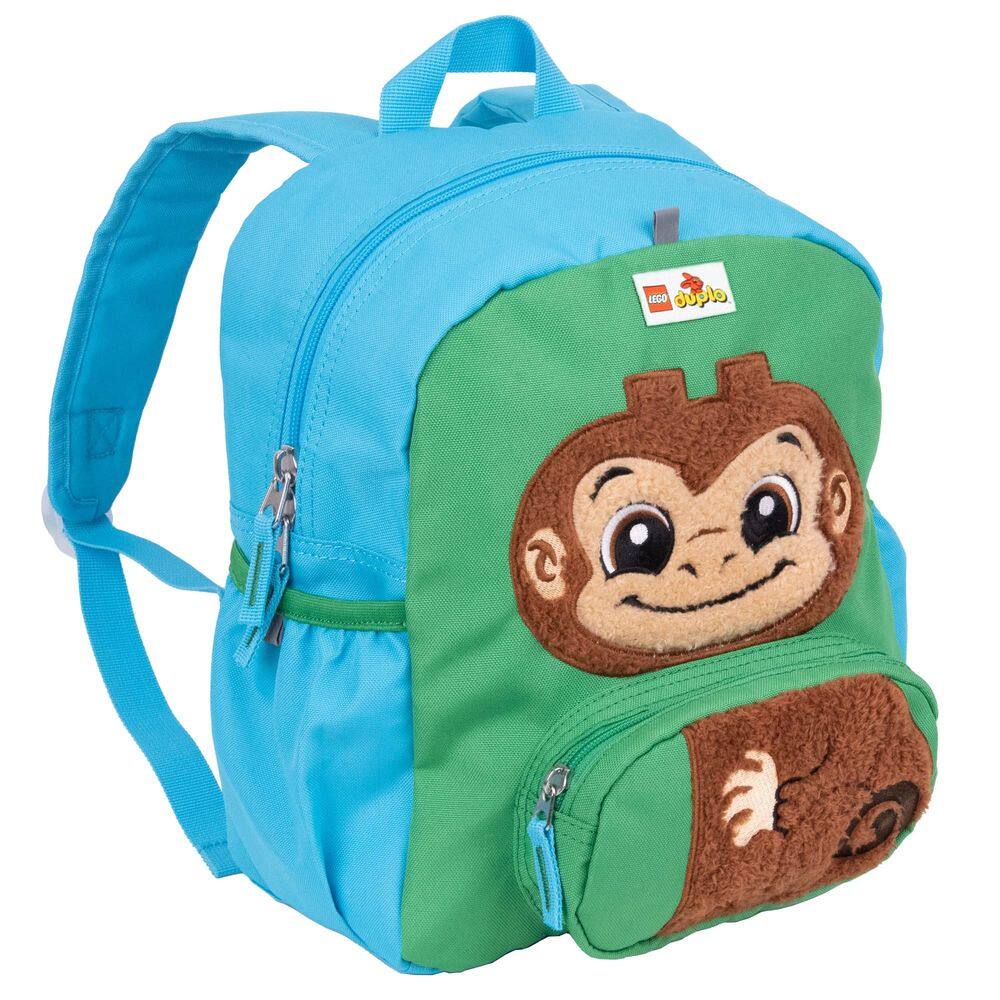 Mochila LEGO DUPLO BLOCK School Monkey de tamanho infantil